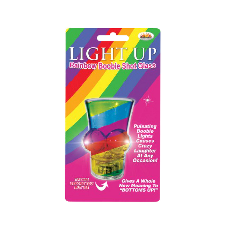 Rainbow Boobie Shot Glass (6714602422469)
