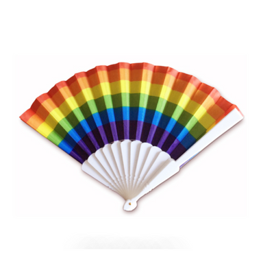 Rainbow Horizontal Stripes Fan (6704564011205)