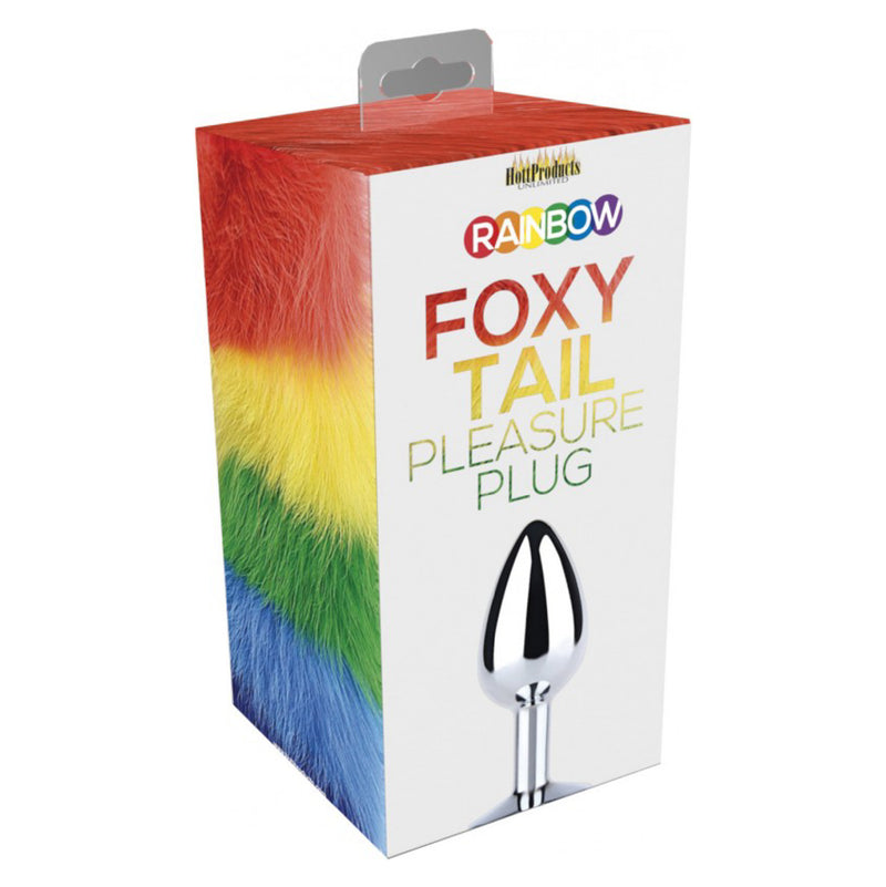Rainbow Foxy Tail Butt Plug (6656030048453)