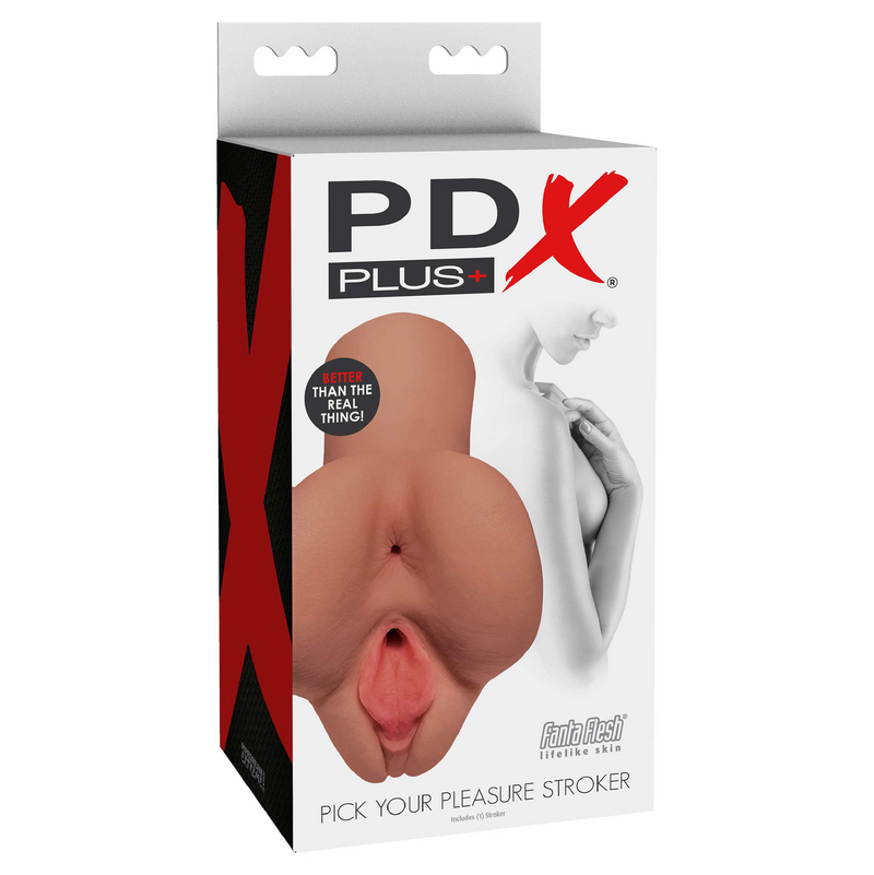 PDX Plus Pick Your Pleasure Stroker - Caramel (6935772659909)