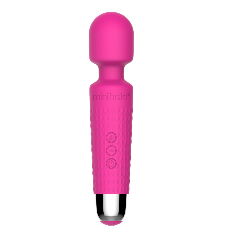 Mini Halo Wand Vibrator Pink Pink (7472438313177)