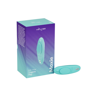 We-Vibe Moxie Wearable Clitoral Vibrator in Aqua (4007085604963)