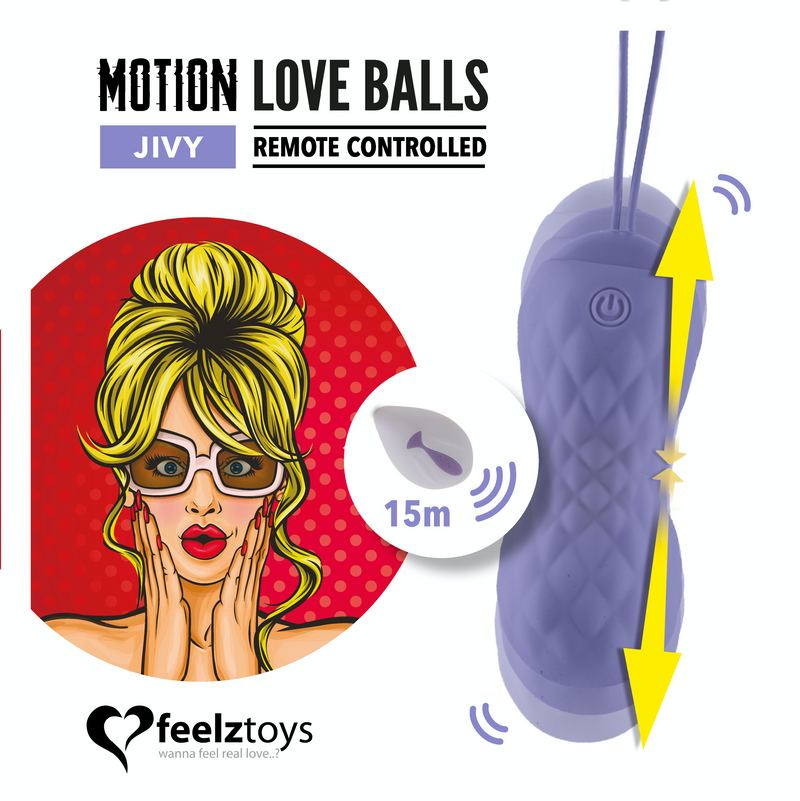 FeelzToys - Remote Controlled Motion Love Balls Jivy (7556189683929)