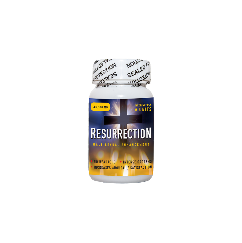 RESURRECTION – Week Supply Male Sexual Performance Enhancer – 6 Pills (7725786792153)