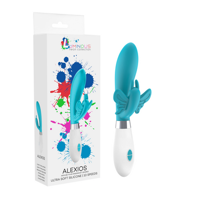 Alexios - Ultra Soft Silicone - 10 Speeds - Turqiose (7902002741465)
