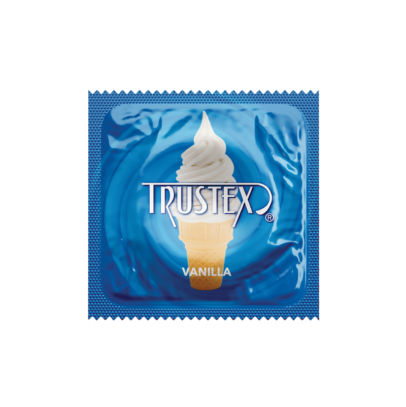 Trustex Flavored Latex Condom Vanilla UNIT (7911703150809)
