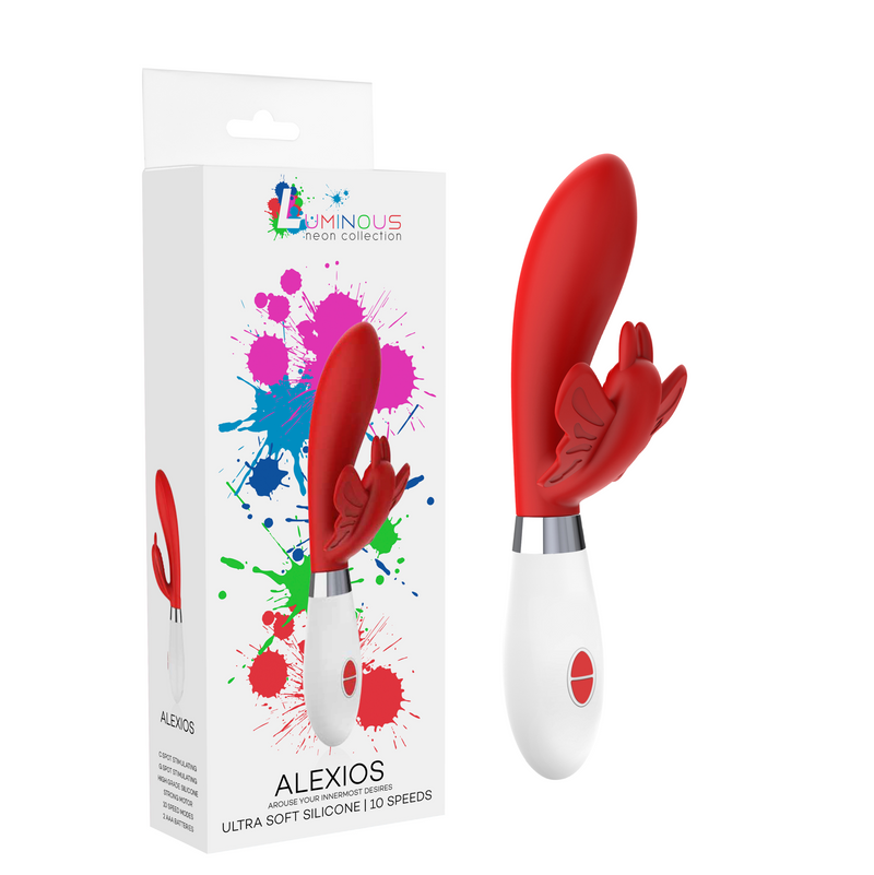 Alexios - Ultra Soft Silicone - 10 Speeds - Red (7901983080665)