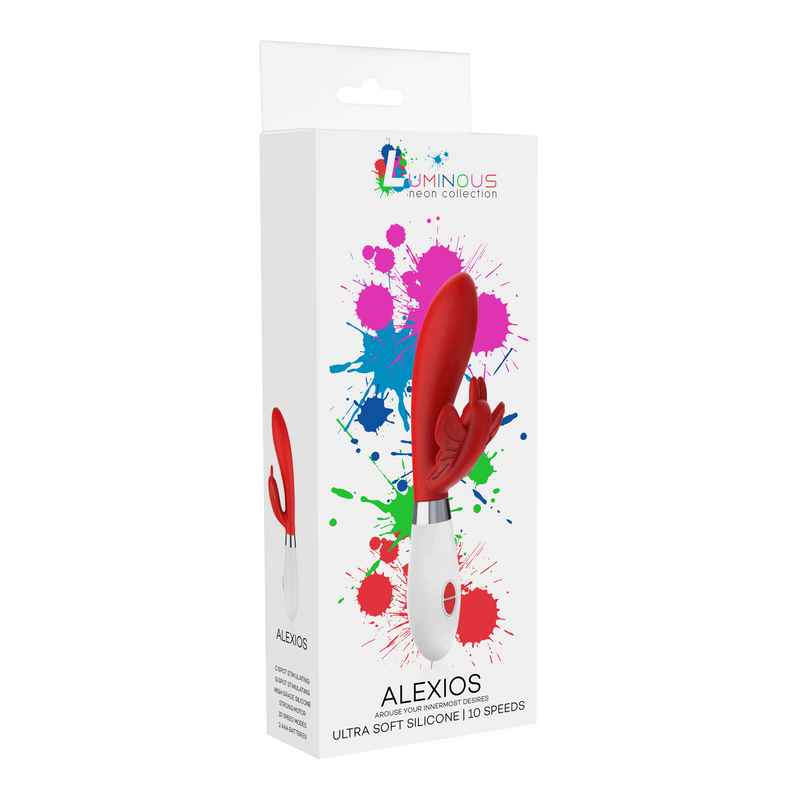 Alexios - Ultra Soft Silicone - 10 Speeds - Red (7901983080665)