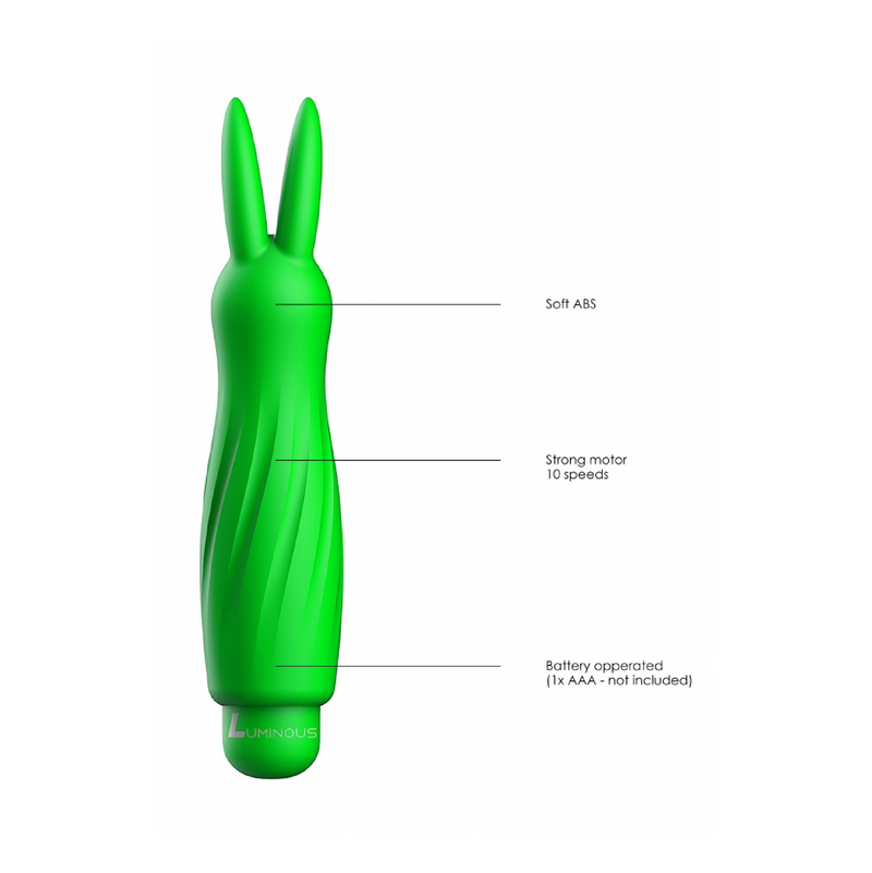 Sofia - ABS Bullet With Silicone Sleeve - 10-Speeds - Green (7902475944153)