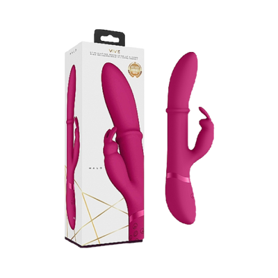 Halo - Ring Rabbit Vibrator - Pink (7900444721369)