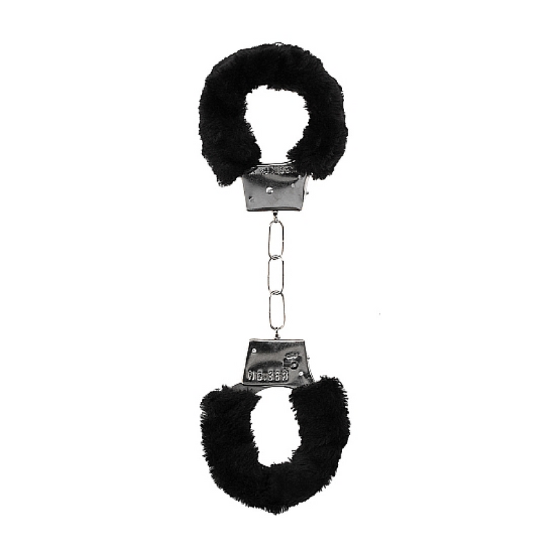 Pleasure Furry Hand Cuffs - With Quick-Release Button (8055349248217)