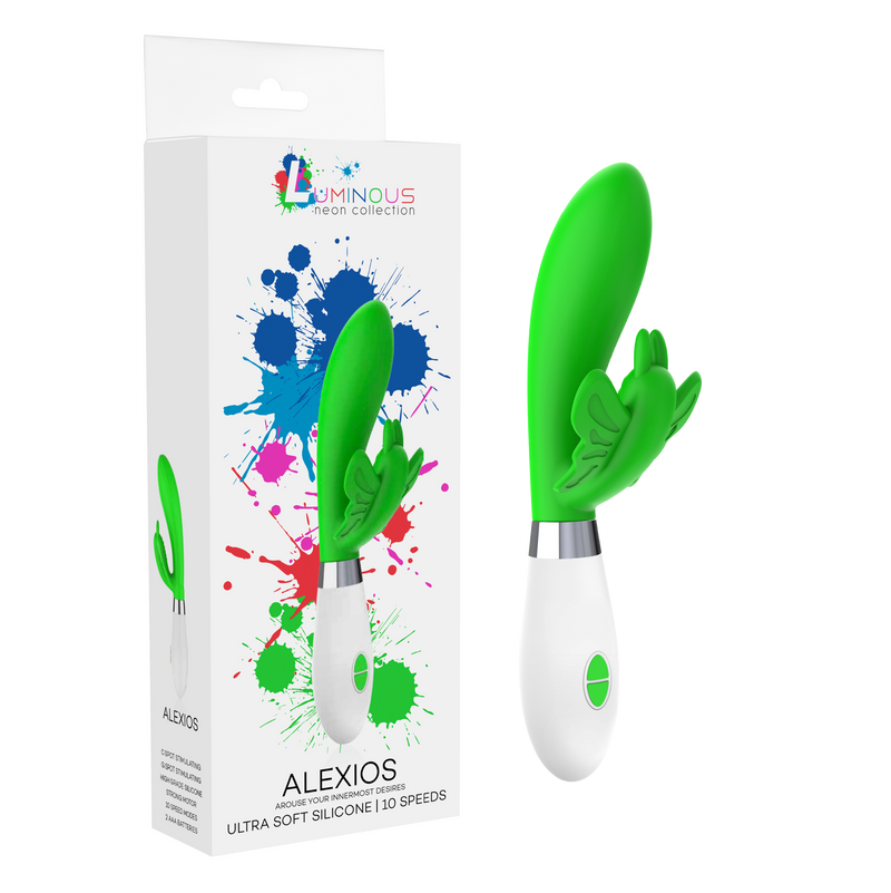 Alexios - Ultra Soft Silicone - 10 Speeds - Green (7901967548633)