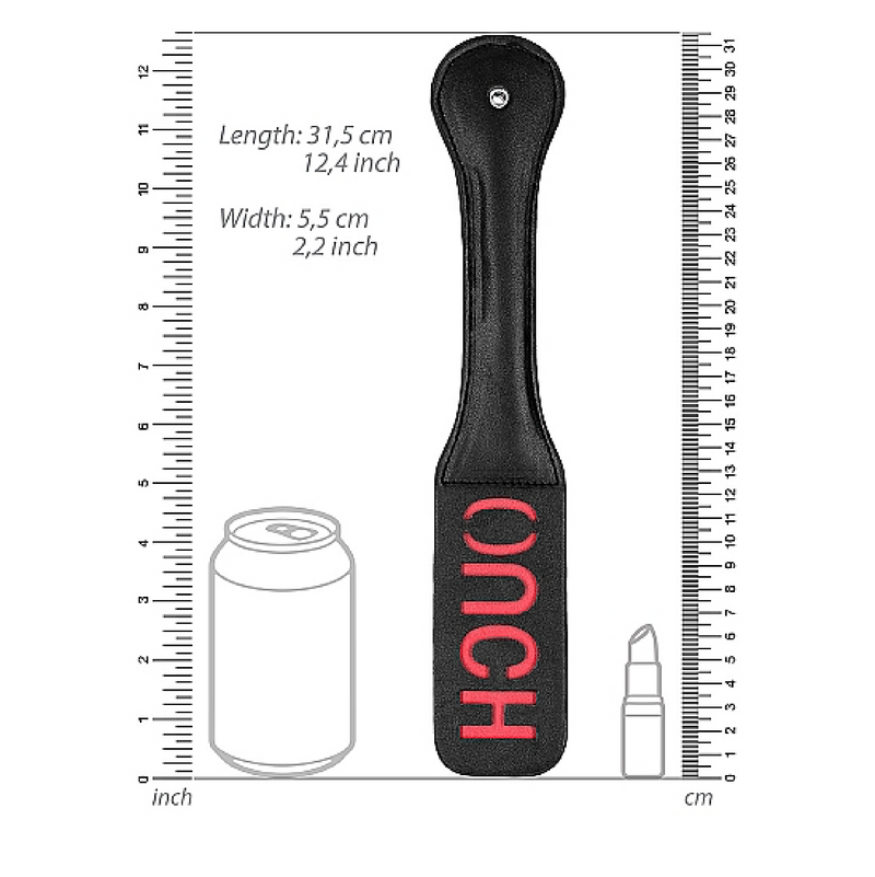 Bonded Leather Paddle "Ouch" (8055861772505)