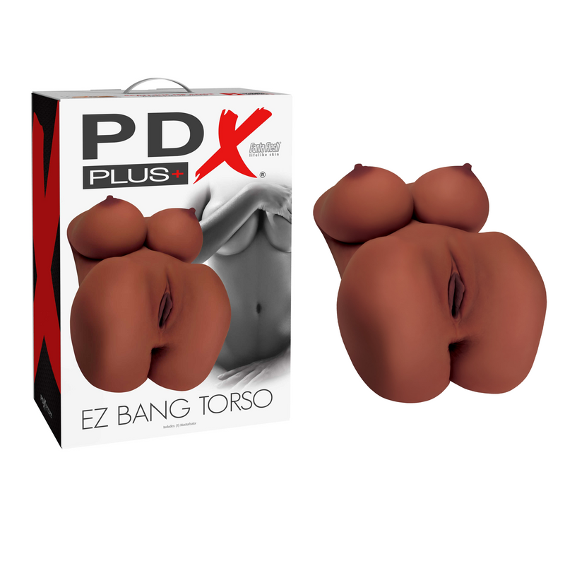 PDX Plus EZ Bang Torso Masturbator - Caramel (8127898779865)