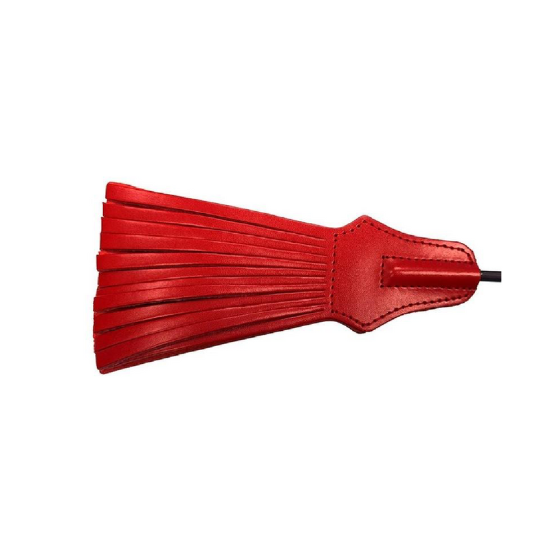 Rouge Fifty Times Hotter Tassel Riding Crop - Red (8134273302745)