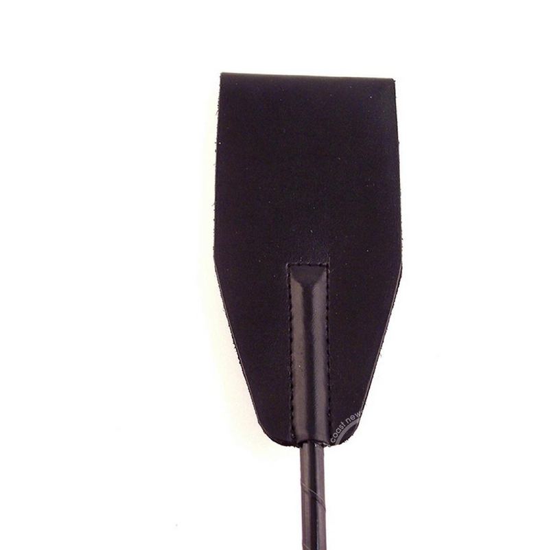 Rouge Fifty Times Hotter Leather Riding Crop - Black (8134263767257)