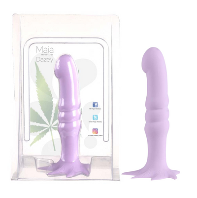 DAZEY Cannabis Leaf Dong Purple 420 Series (8105944580313)