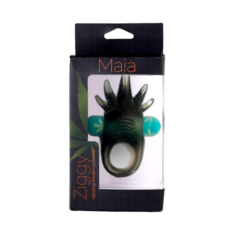 ZIGGY POT LEAF USB Rechargeable Vibrating Erection Enhancer Ring 420 Series (8105981640921)