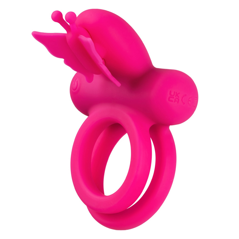 Silicone Rechargeable Dual Butterfly Ring (8135333740761)