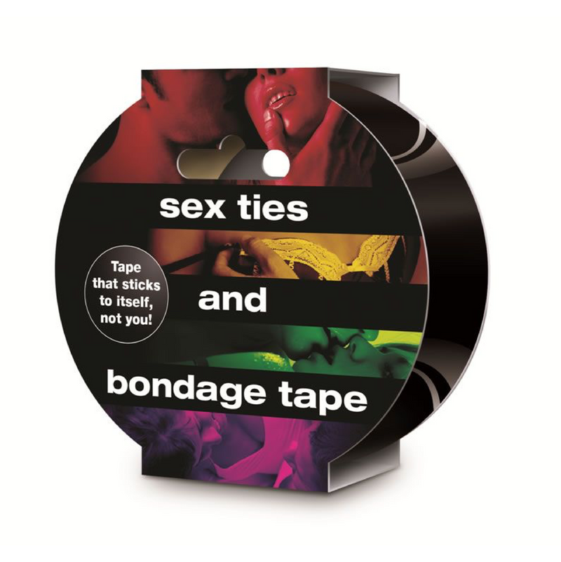 SEX, TIES & BONDAGE TAPE - BLACK (8128601227481)