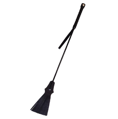 Rouge Fifty Times Hotter Tassel Riding Crop - Black (8134269370585)