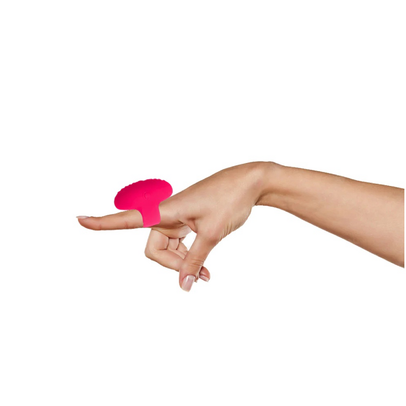 RUBY Rechargeable Silicone Vibrating Finger Ring (8106616946905)