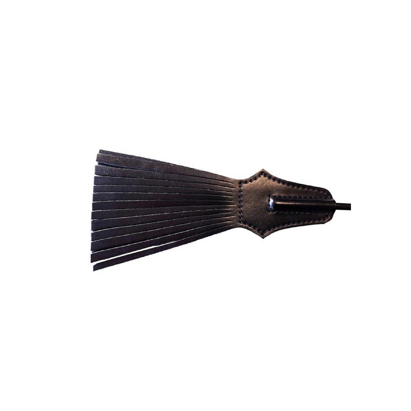 Rouge Fifty Times Hotter Tassel Riding Crop - Black (8134269370585)