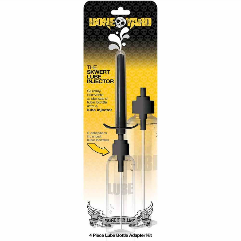 Boneyard The Skwert Lube Injector Bottle Adapter Kit Set of 4 Pieces - Black (8112058007769)