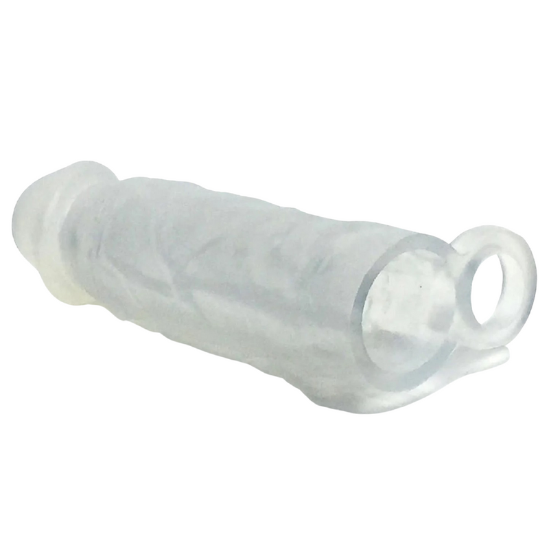Boneyard Meaty 3X Stretch Silicone Penis Extender 6.5in - Clear (8112039395545)