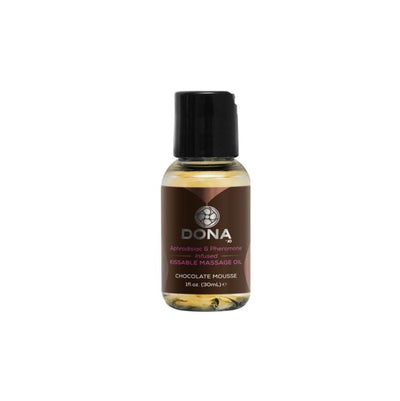 Dona Aphrodisiac & Pheromone Infused Kissable Massage Oil Chocolate Mousse - 1.0 fl.oz / 30mL (4485387190371)