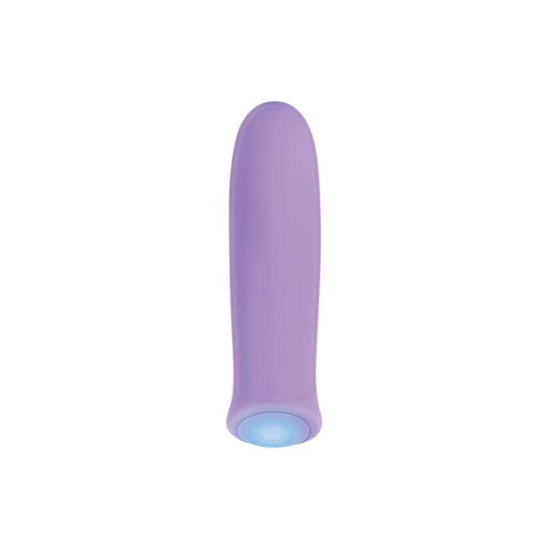 Purple Haze USB Rechargeable Silicone Bullet Waterproof Purple 3.4 Inch (4454537232483)