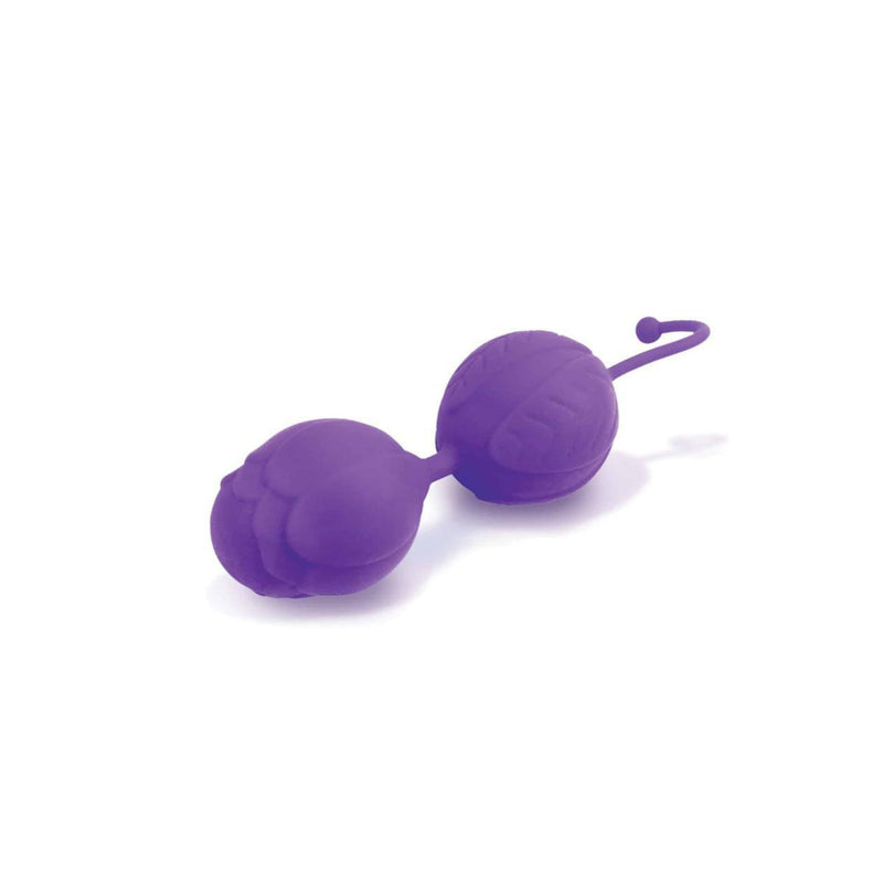 S-Kegels Silicone Textured Kegel Trainers With Internal Balls Purple (4469388181603)