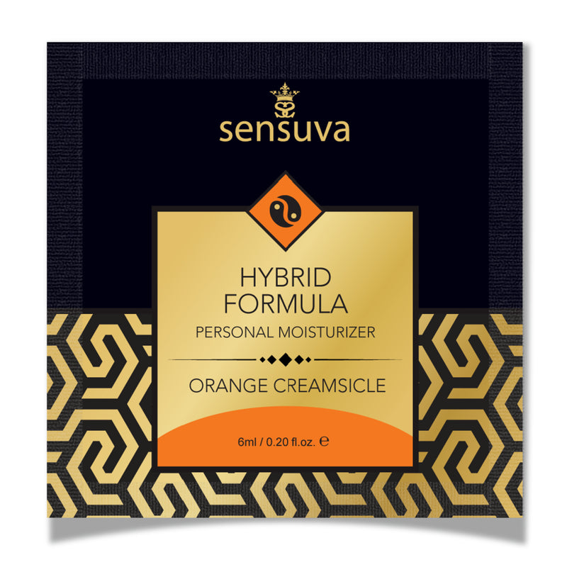 Sensuva Hybrid Orange Creamsicle Flavored Lubricant .2oz (6119445430469)