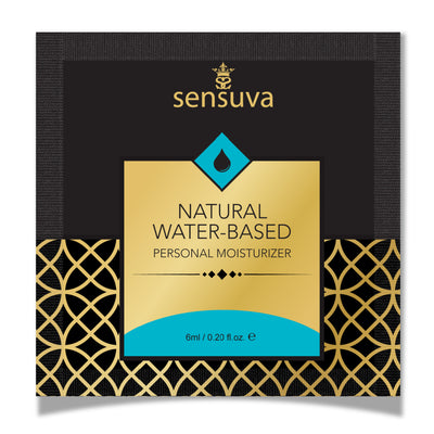 Sensuva Natural Water Based Flavored Lubricant .2oz (6119439794373)