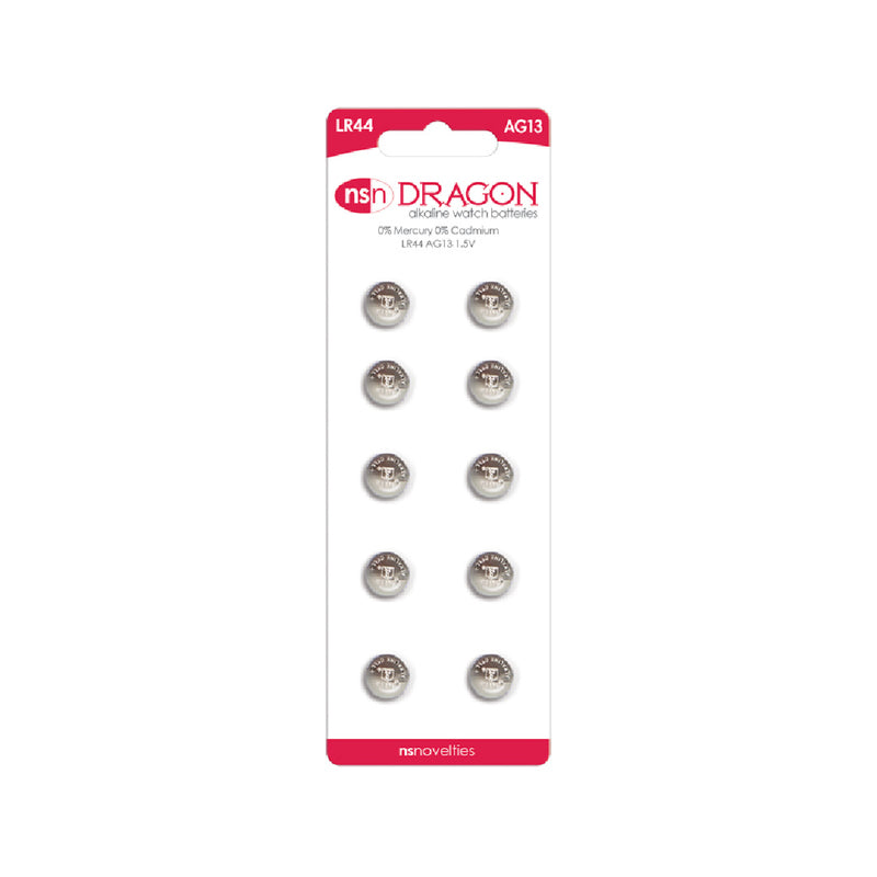 Dragon Batteries: 10pk Alkaline AG13/LR44 (6150298009797)