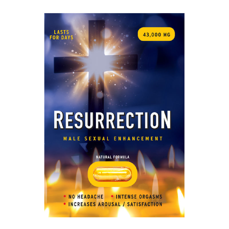 RESURRECTION – 43000mg Male Sexual Performance Enhancer Gold Pill (4723611500643)