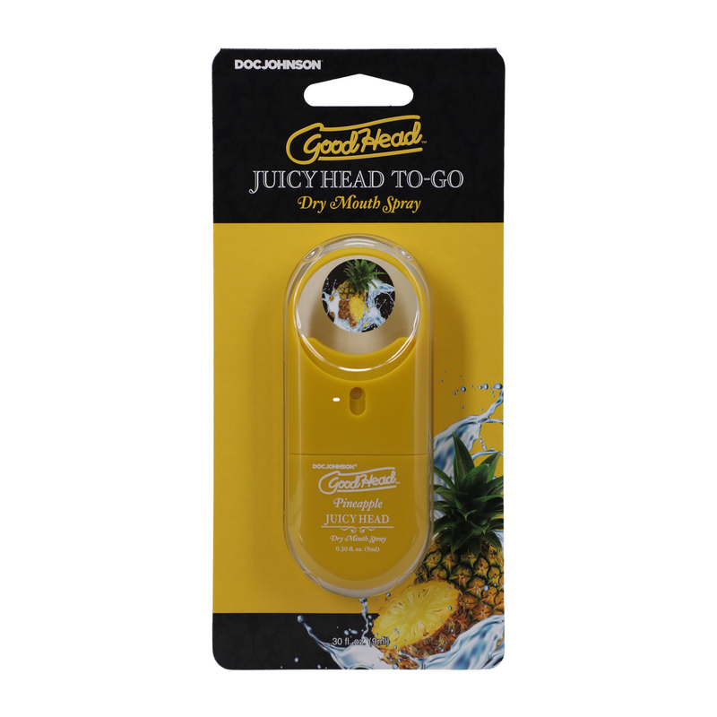 GoodHead - Juicy Head Dry Mouth Spray To-Go - Pineapple - .30 fl. oz. (7997334388953)