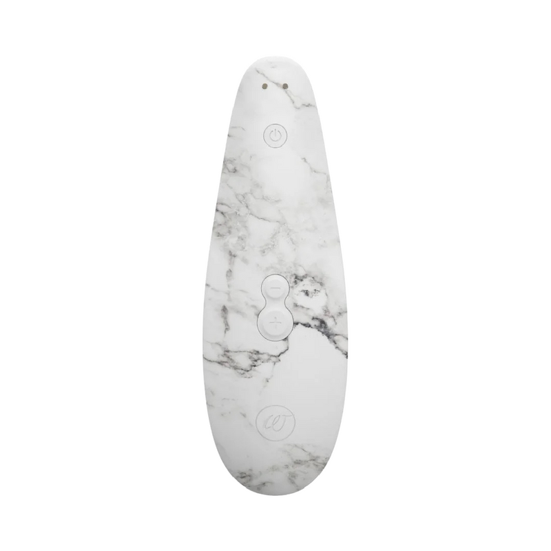 Womanizer Marilyn Monroe Special Edition Rechargeable Clitoral Stimulator - White Marble (8002163867865)
