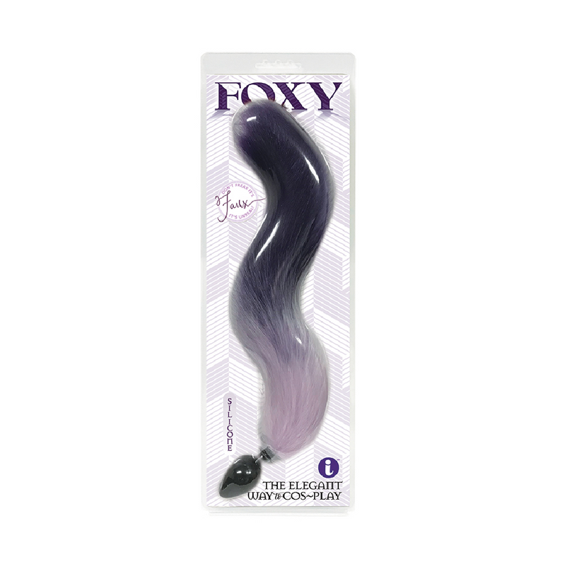Foxy Silicone Tail Butt Plug-Purple Gradient (8014064812249)