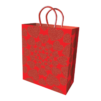 Glitter Hearts Gift Bag (8014135918809)