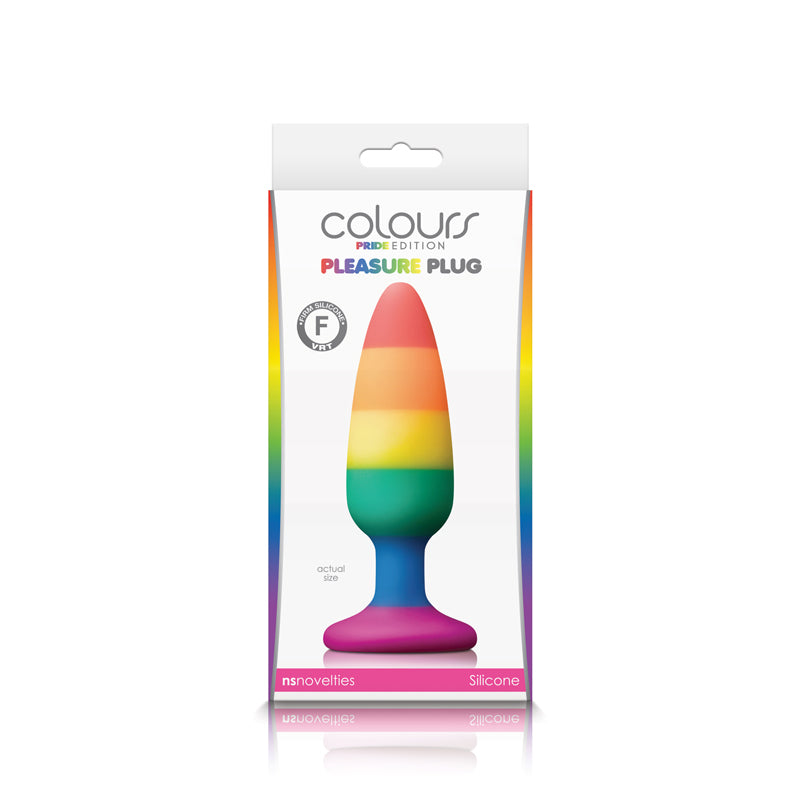 Colours - Pride Edition - Pleasure Plug - Medium -Rainbow (6655081939141)