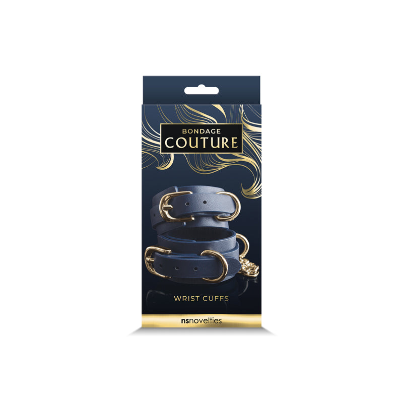 Bondage Couture - Wrist Cuff - Blue (6646589849797)