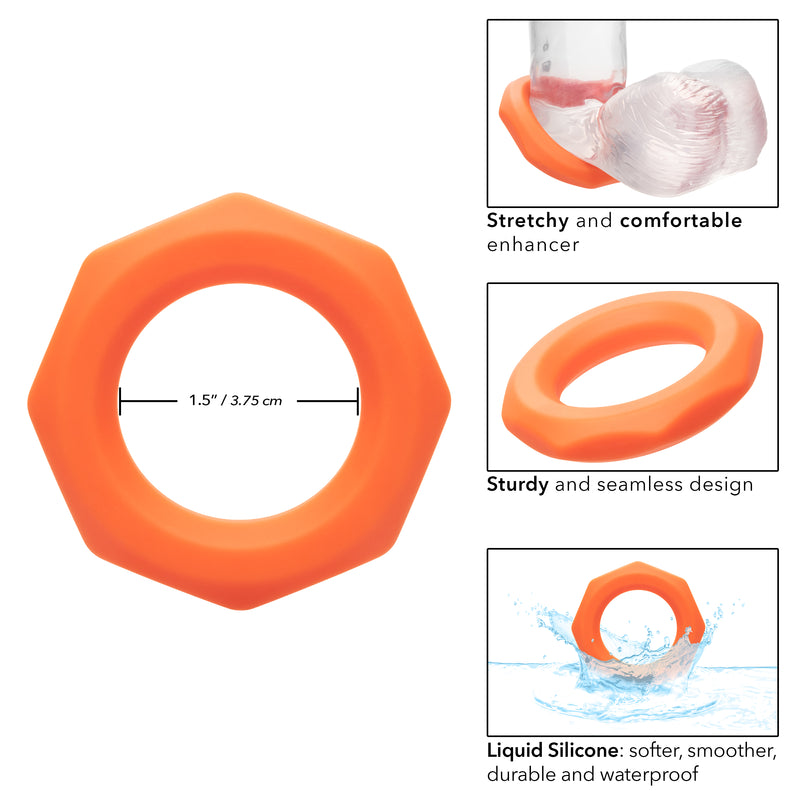 Alpha Liquid Silicone Sexagon Ring (7819668422873)