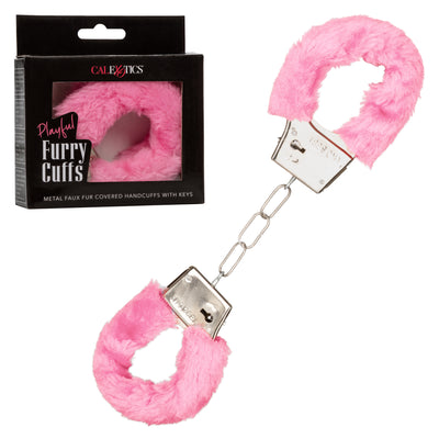Playful Furry Cuffs - Pink (6934324543685)