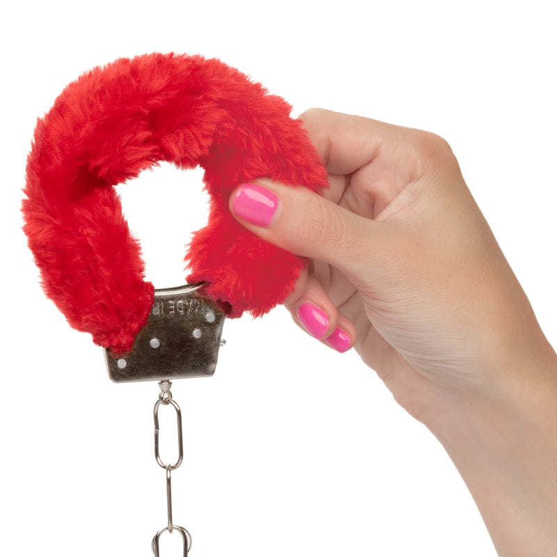 Playful Furry Cuffs - Red (6934325330117)