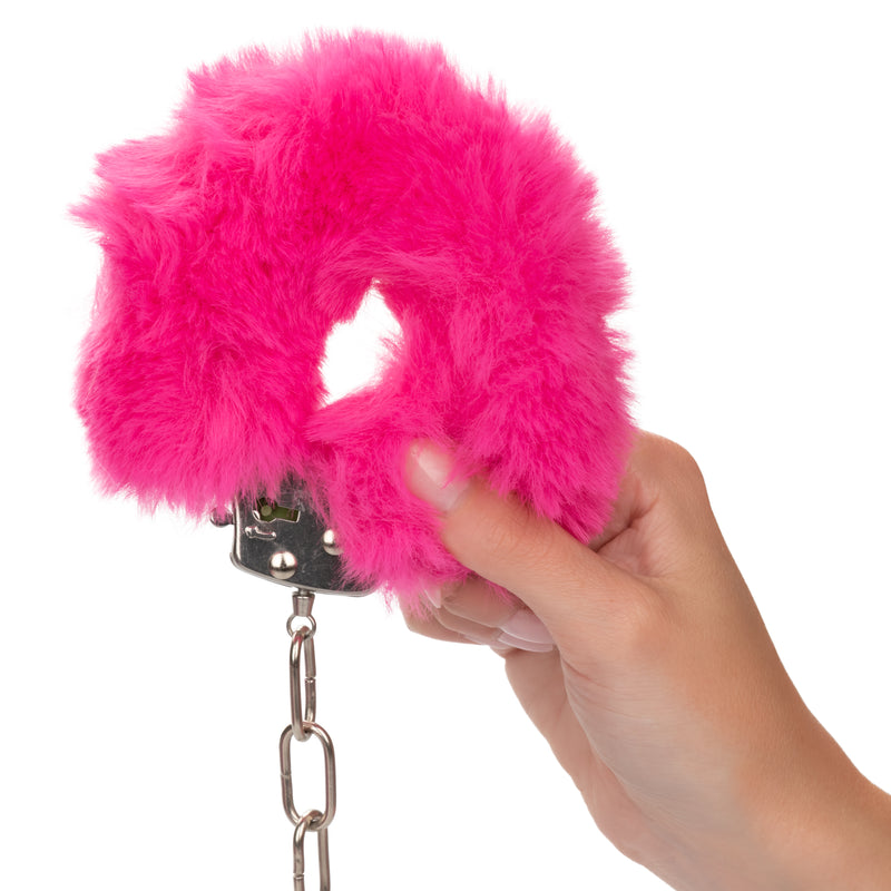 Ultra Fluffy Furry Cuffs - Pink (7824046194905)