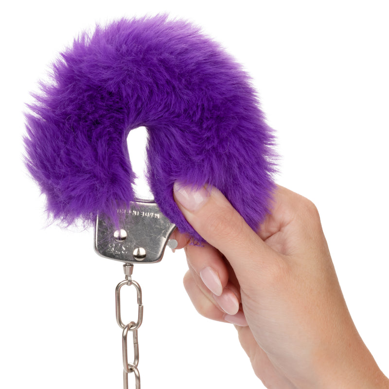 Ultra Fluffy Furry Cuffs - Purple (7824055959769)