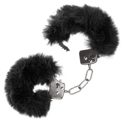 Ultra Fluffy Furry Cuffs - Black (7824059728089)
