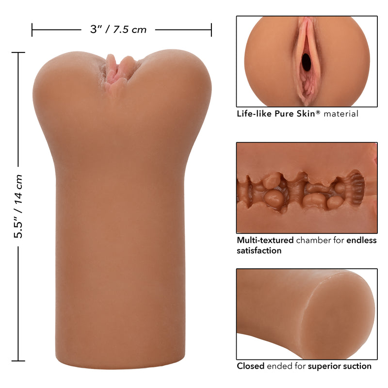 Boundless Vulva Realistic Stroker Brown (6787740238021)
