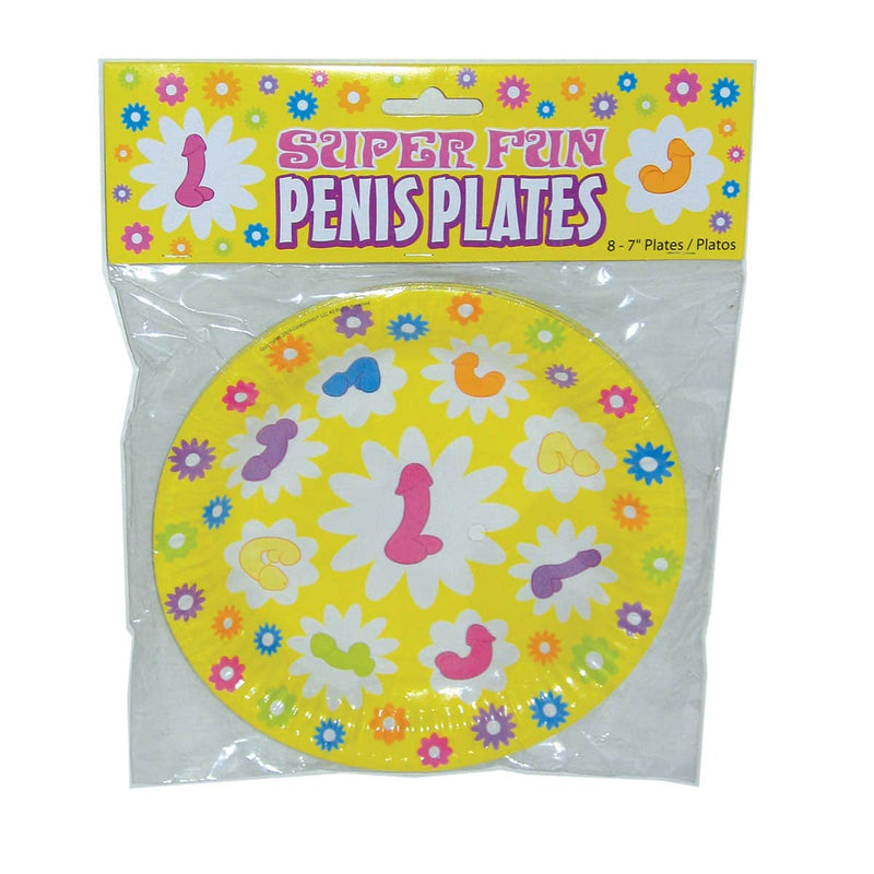 Super Fun Penis Plates 7" - 8u (7542996697305)